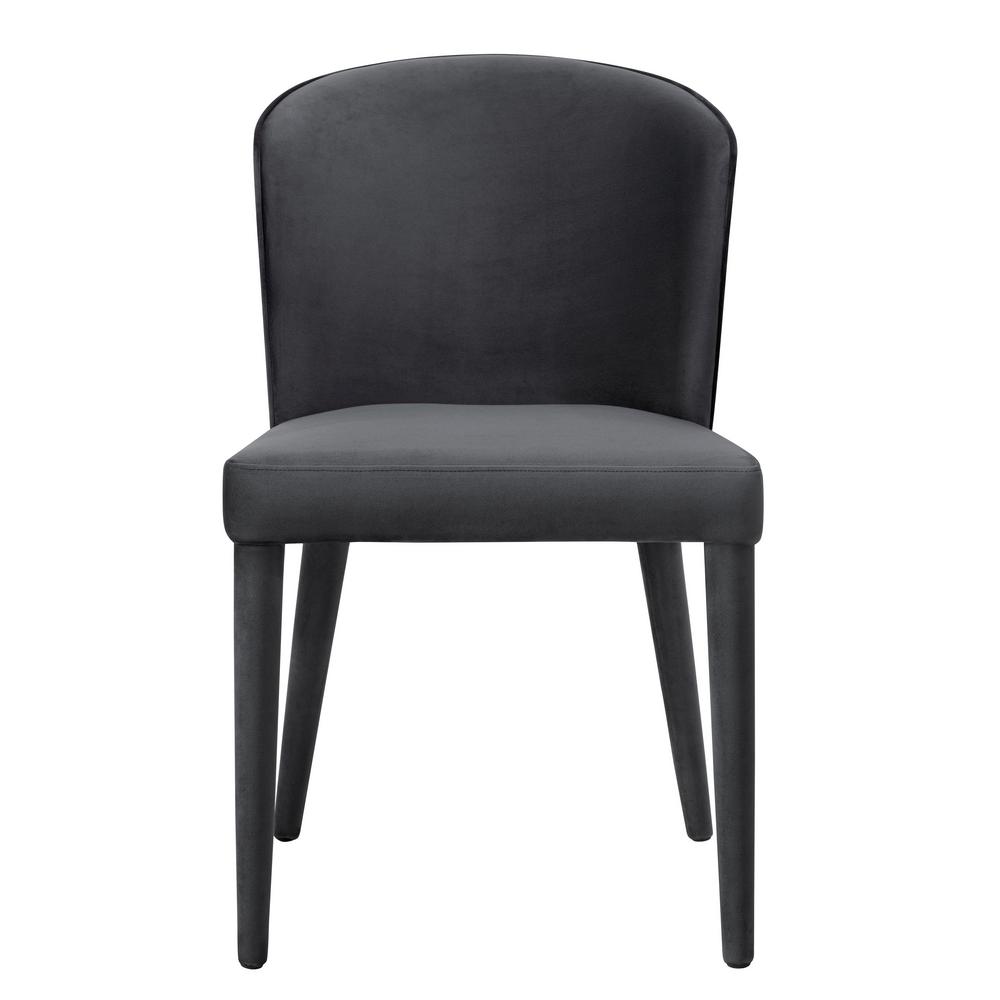 Tov Furniture Metropolitan Grey Velvet Chair D55 The Home Depot Tov Furniture Metropolitan Grey Velvet Chair