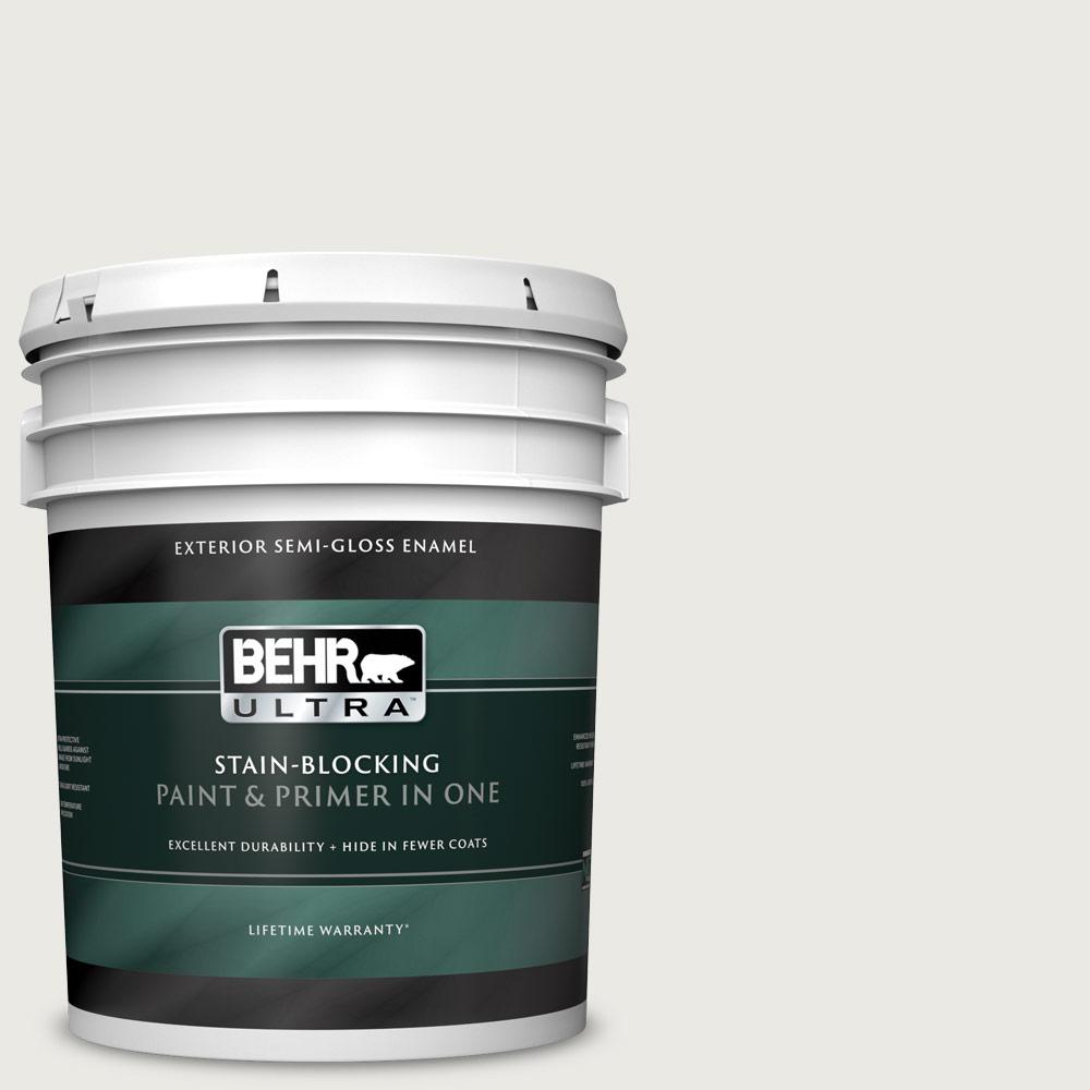 BEHR ULTRA 5 gal. PPU2414 White Moderne SemiGloss