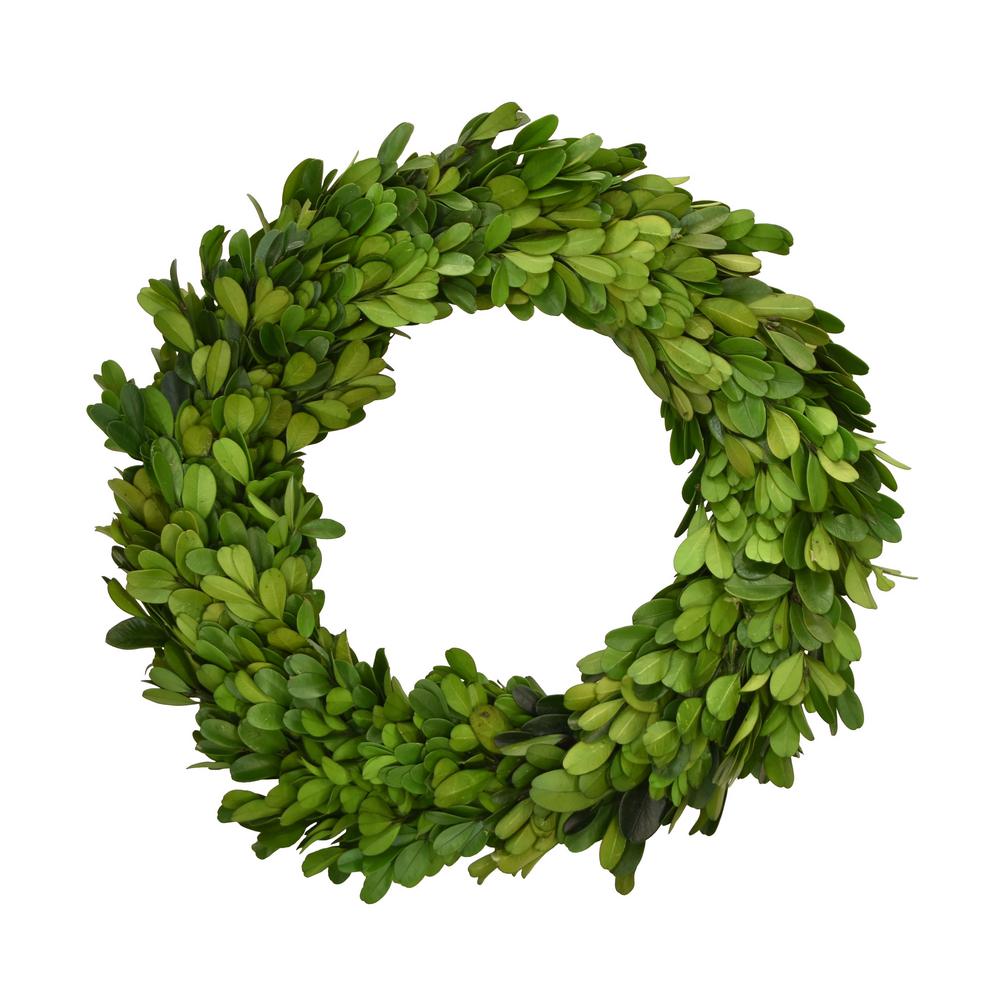 boxwood candle ring