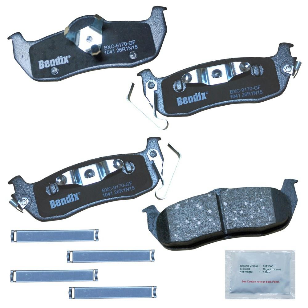 Bendix Bendix Premium Copper Free Ceramic BPR Disc Brake Pad Rear