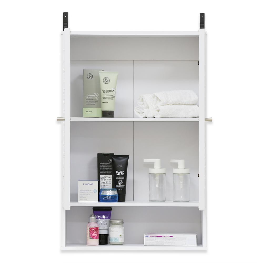 Indo White Double Door Wall Cabinet
