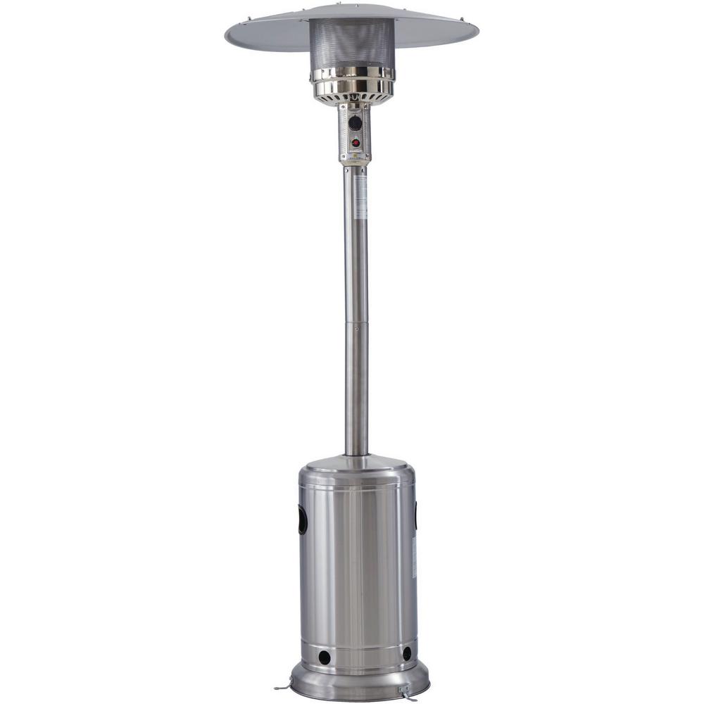 Hampton Bay 48000 Btu Stainless Steel Patio Heater Nczh G Ss The Home Depot