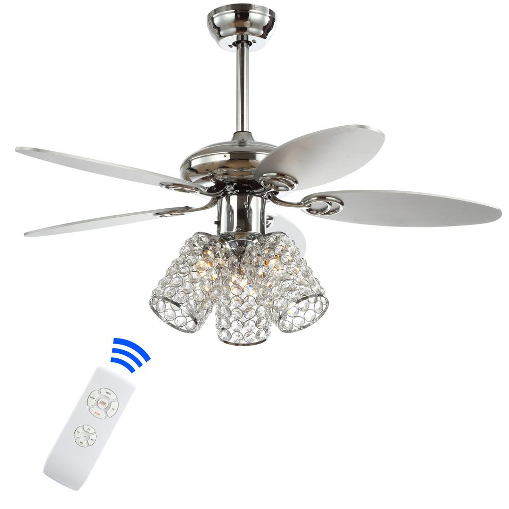 Lamps Lighting Ceiling Fans Remote Room Decor 42 Crystal