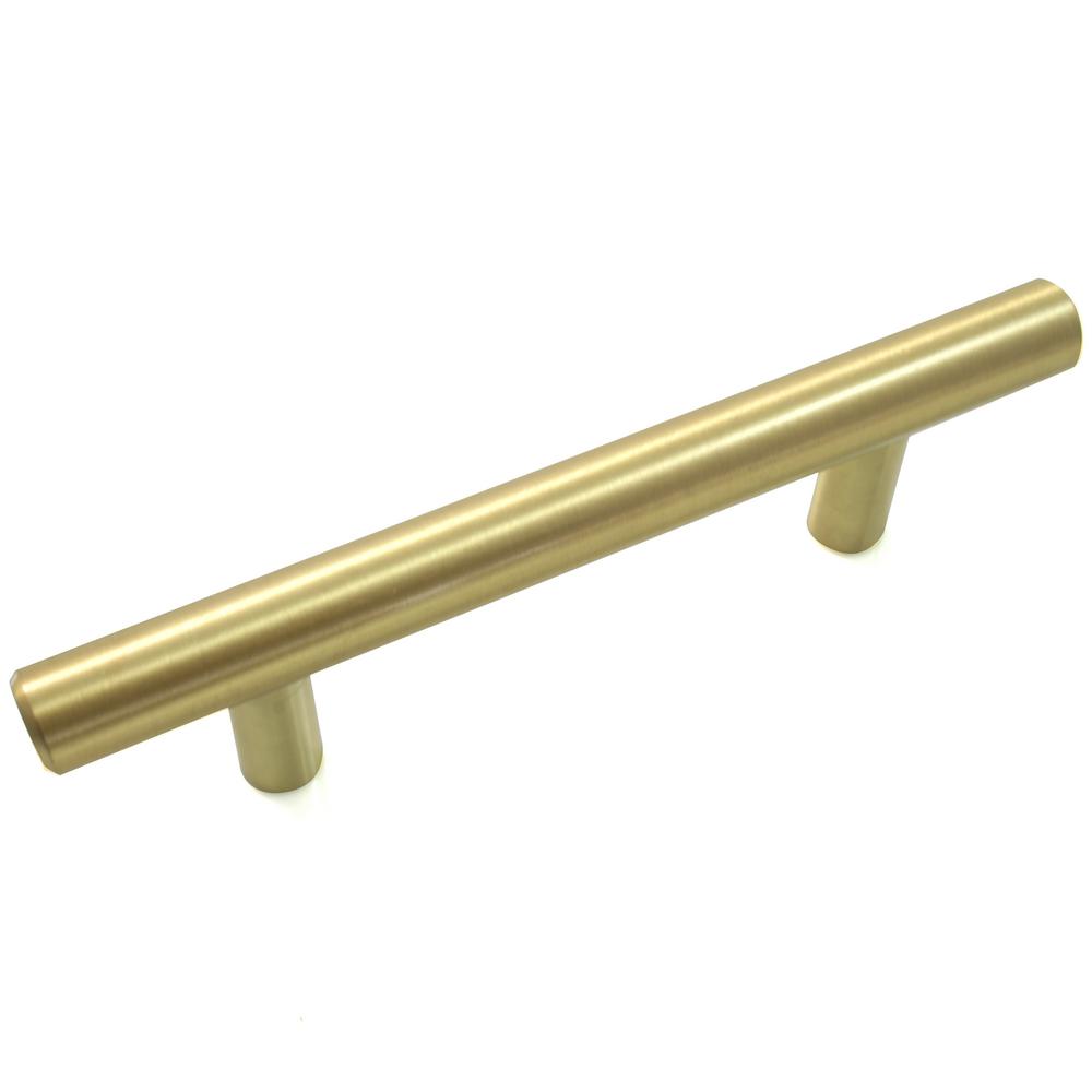 Laurey Melrose 3 In 76 Mm Center To Center Satin Brass Steel