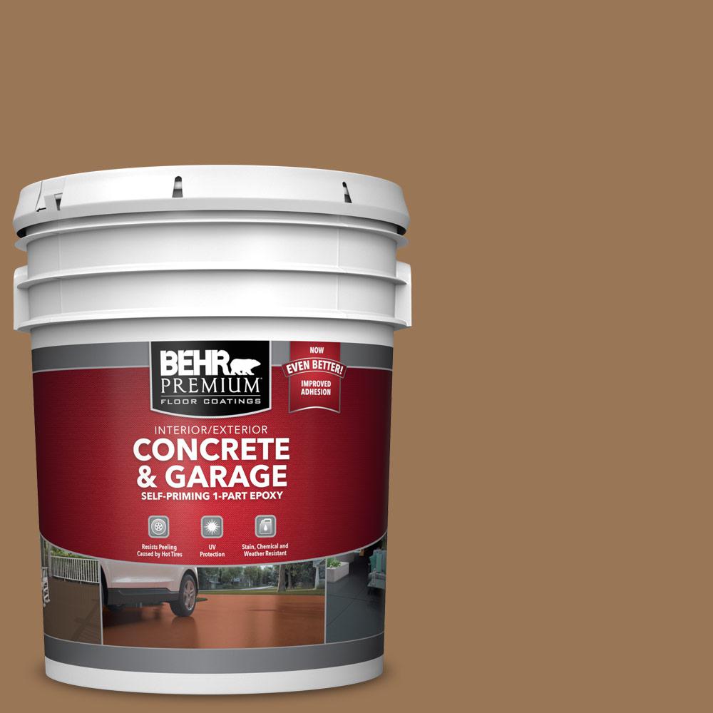 Browns Tans Garage Floor Paint Exterior The Home Depot 5 Gal