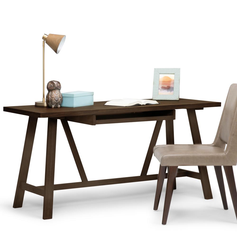 Simpli Home Dylan Solid Wood Modern Industrial 60 In Wide Dylan Solid Wood Modern Industrial