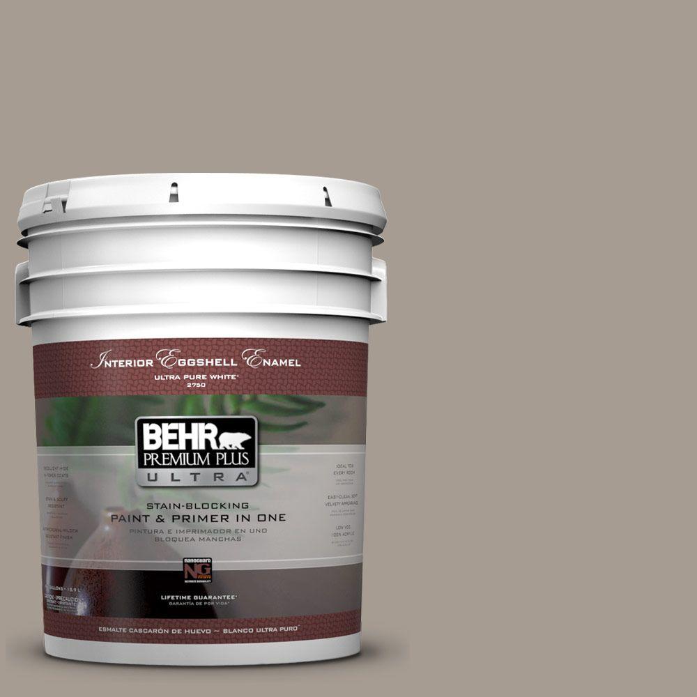 BEHR Premium Plus Ultra 5gal. N2004 Rustic Taupe Eggshell Enamel