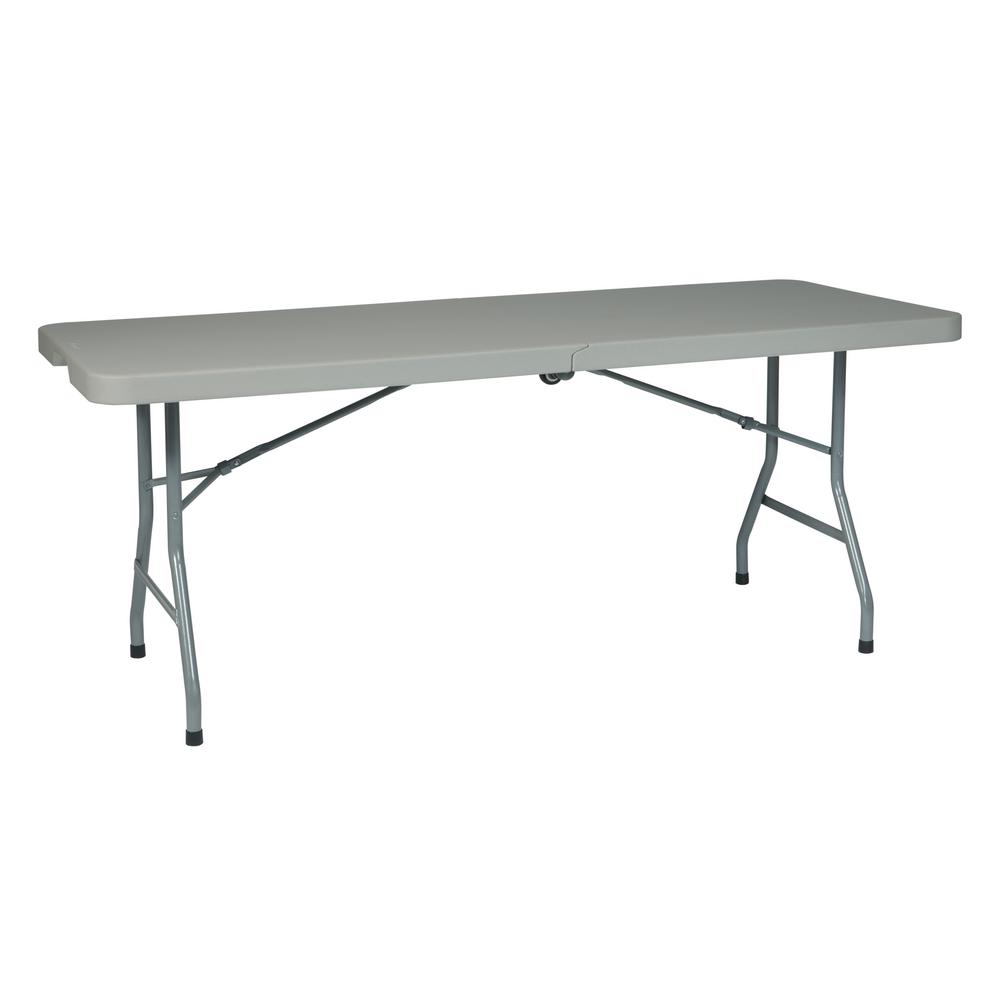 Office Star Products 6 Ft Light Grey Resin Multi Purpose