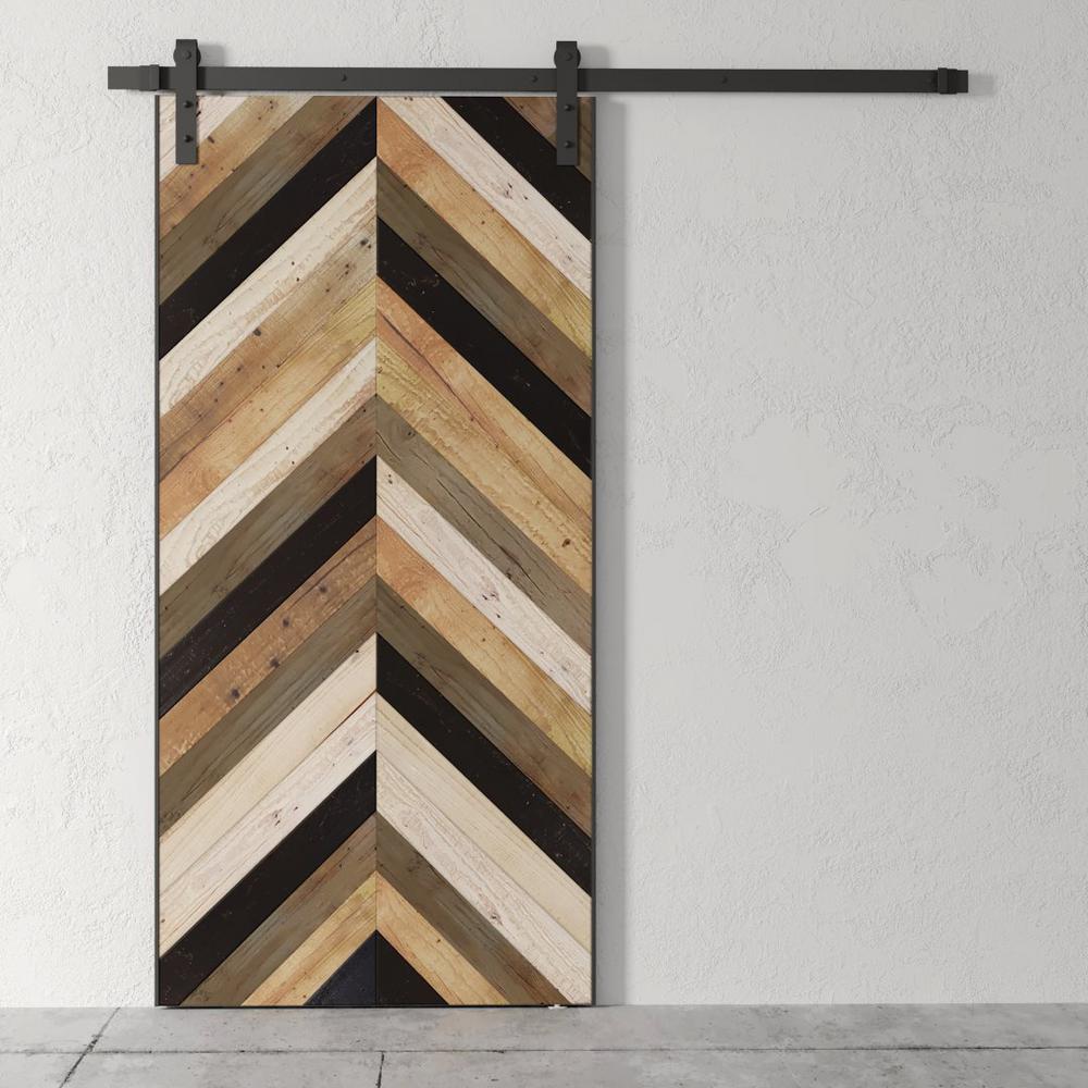 Urban Woodcraft 40 In X 83 In Dundee Reclaimed Stained Wood Barn