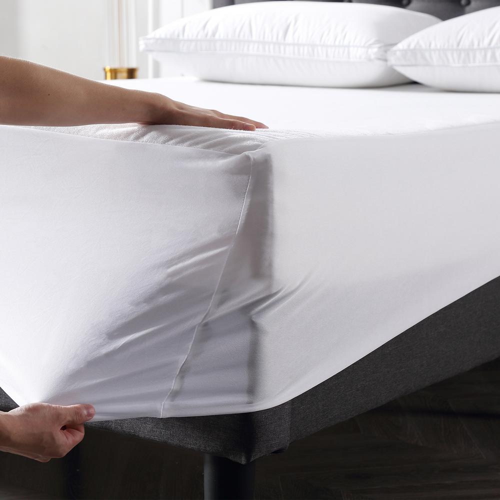 Sleep Options Premium King Size Waterproof Mattress Pad And Premium King Size Waterproof Mattress Pad And Protector