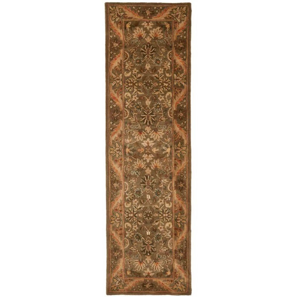 Runner Area Rugs The Home Depot Antiquity Olive Gold 2 Ft 3 In X 16 Runner