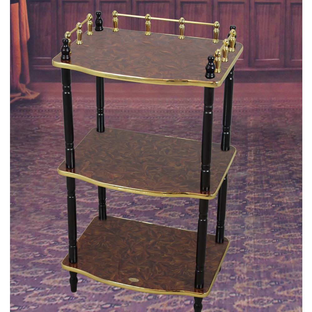 Uniquewise Brown Marble Storage Coffee TableQI003162 The Home Depot