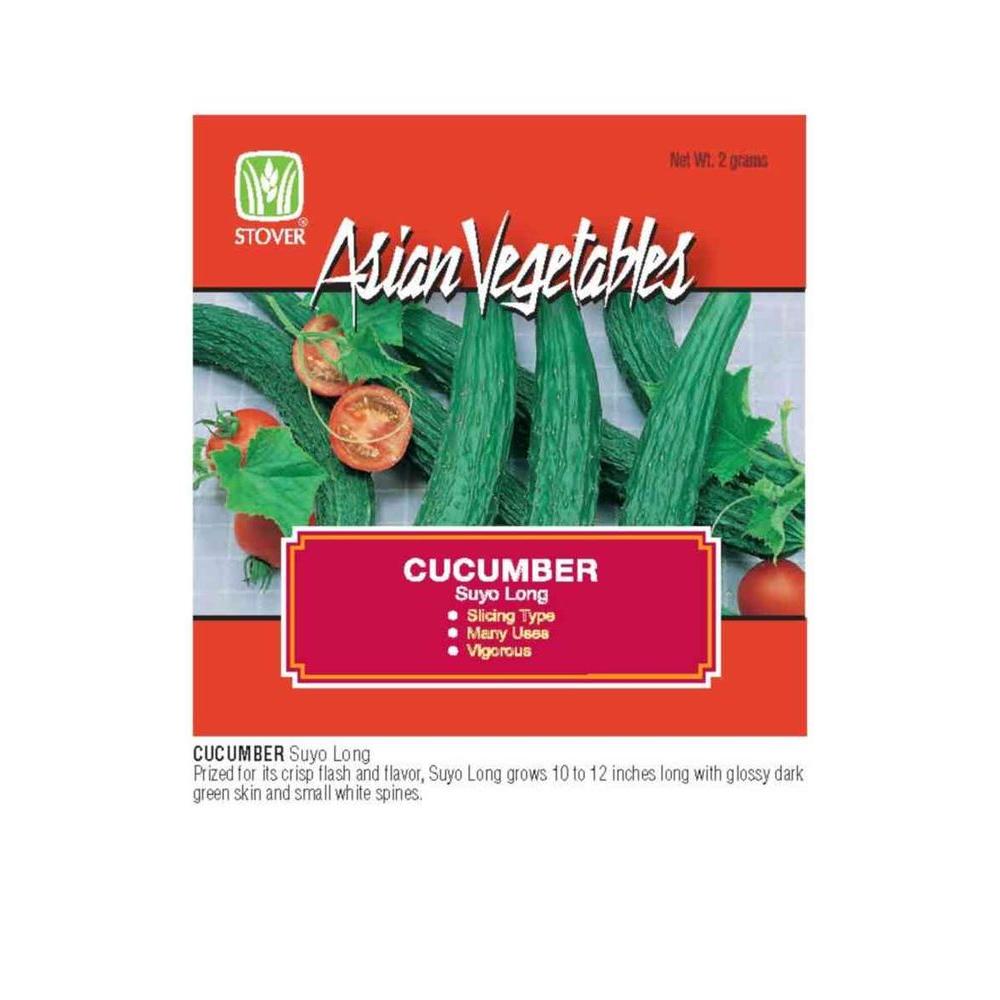 Stover Seed Asian Cucumber Suyo Long Seed780886 The Home Depot