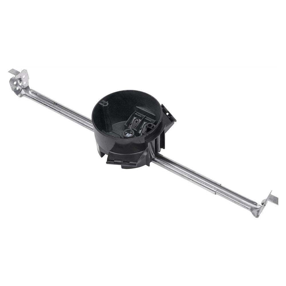 boxes brackets electrical adjustable box outlet carlon fixture hanger ceiling round bar case