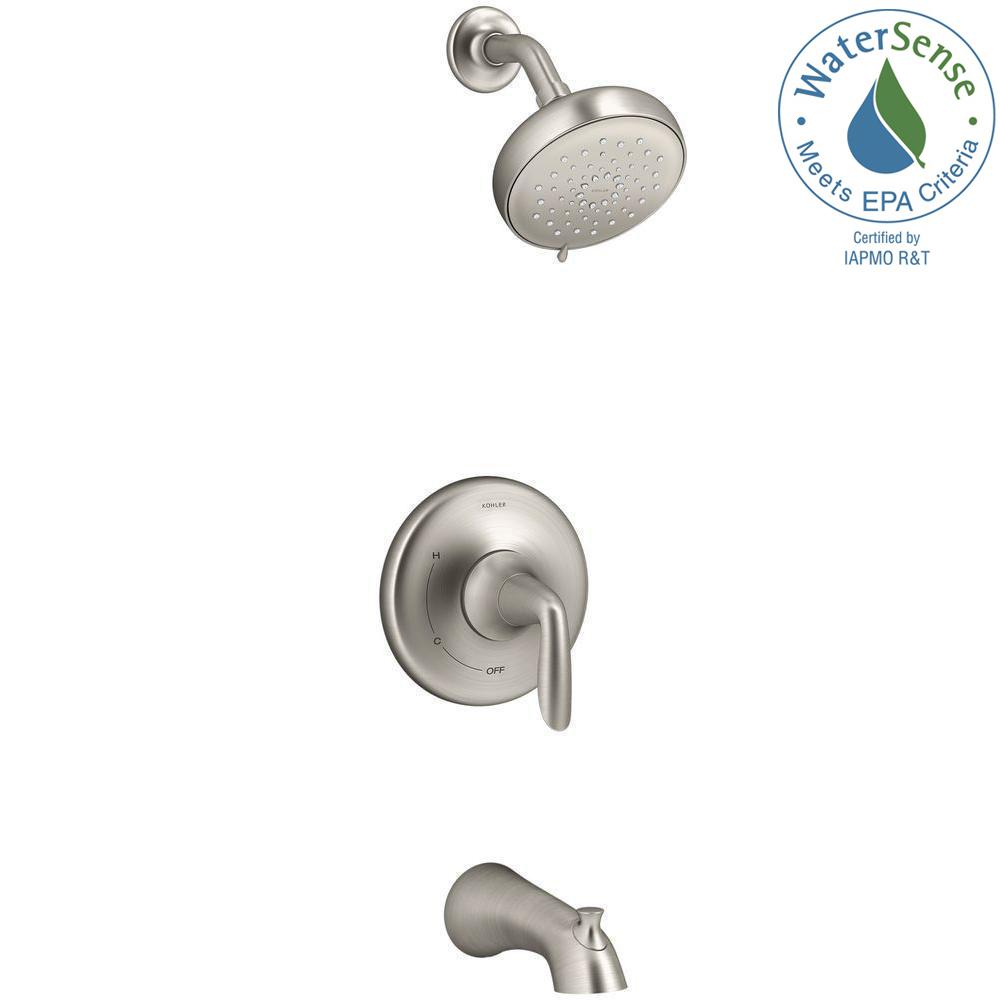 Kohler Willamette Single Handle 3 Spray Tub And Shower Faucet In