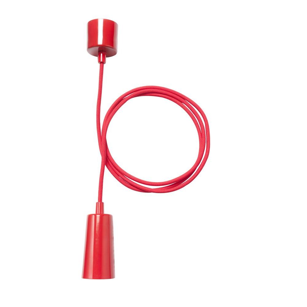 Plumen Drop Cap Red Pendant1302020203 The Home Depot