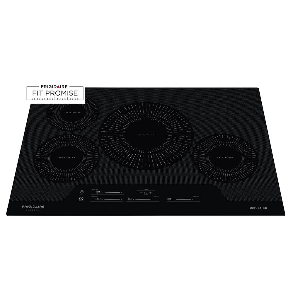 30 in. Smooth Electric Induction Cooktop in Black with 4 Elements