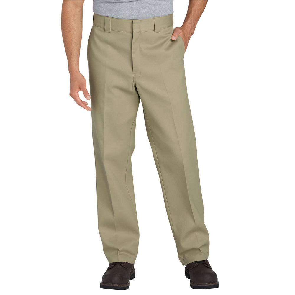 Dickies Men's 36 in. x 32 in. Desert Sand Flex Twill Work Pant-874FDS ...