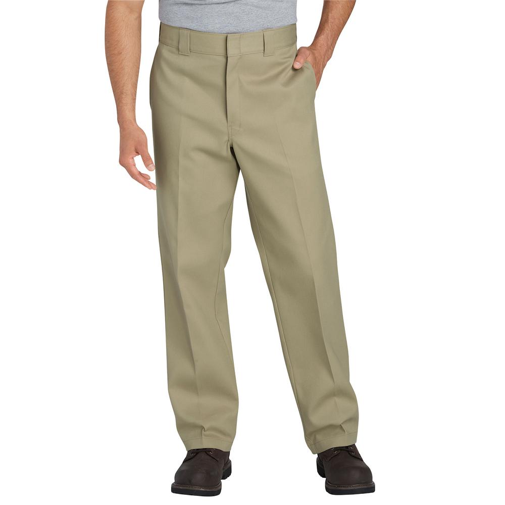 Dickies Men S 36 In X 32 In Desert Sand Flex Twill Work Pant