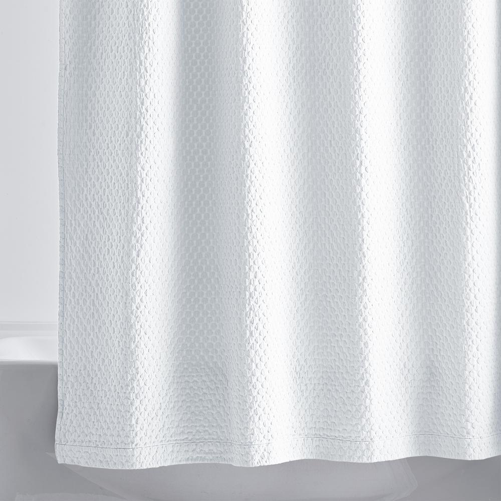 Legends Sterling 72 In White Shower Curtain