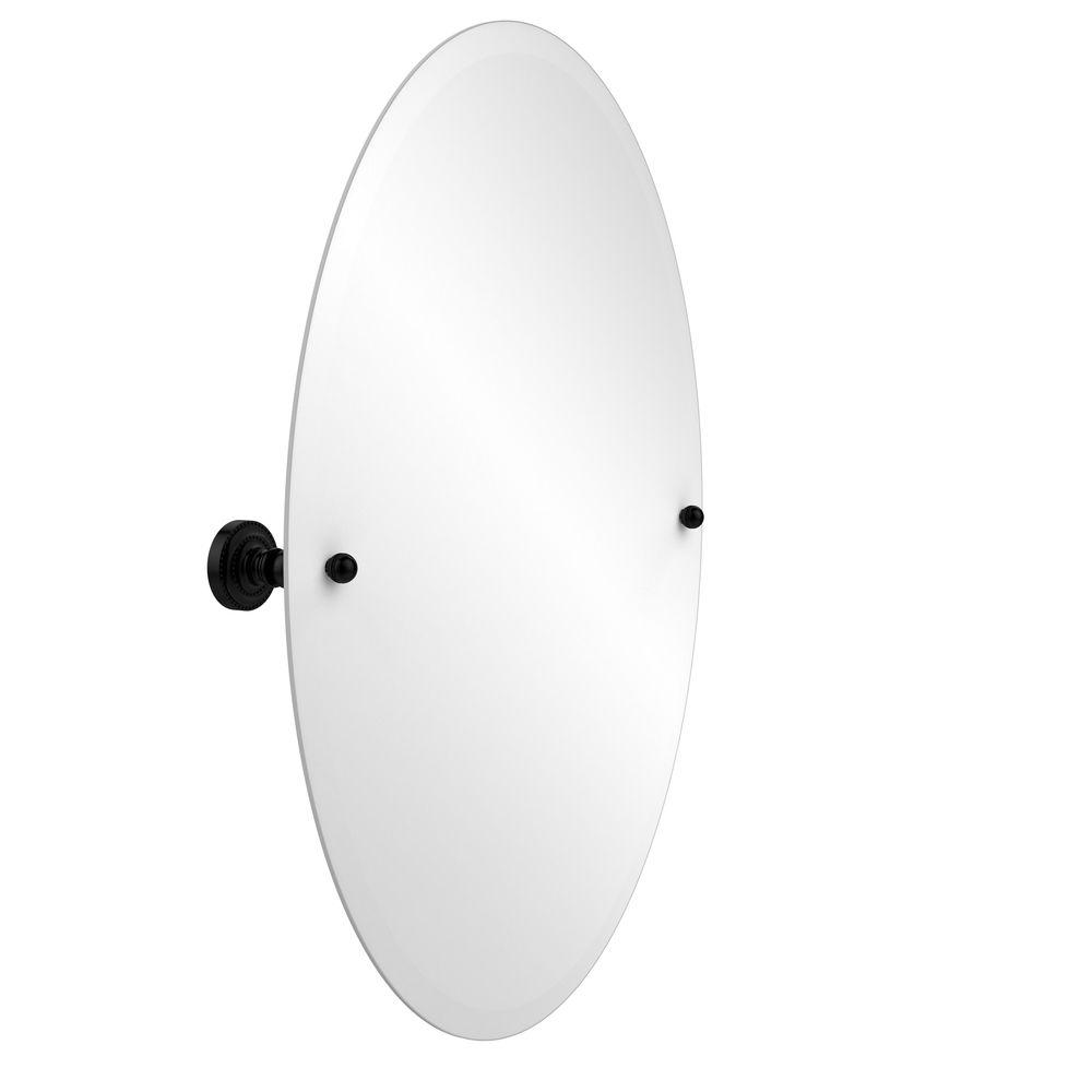 Allied Brass Dottingham Collection 21 in. x 29 in. Frameless Oval