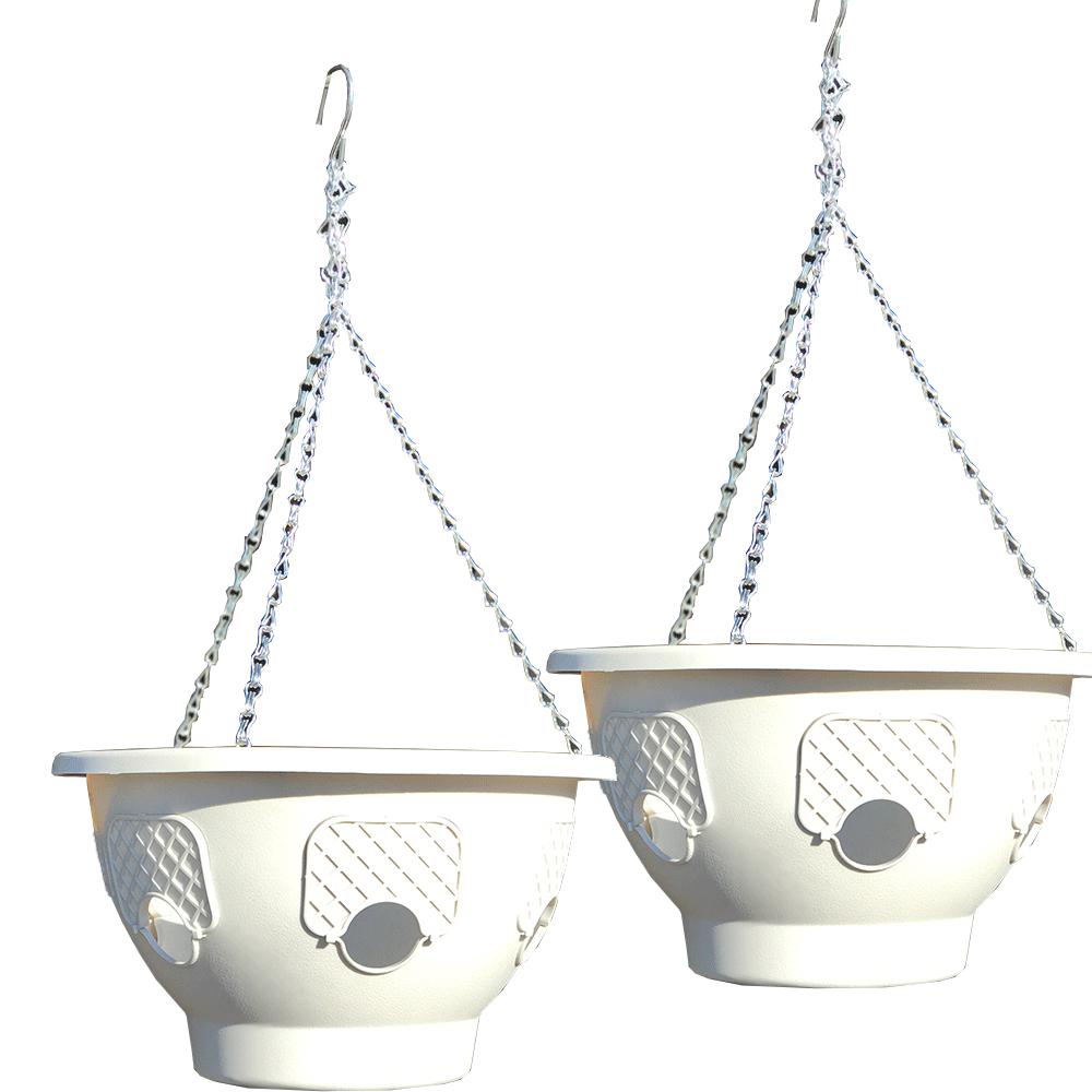 Pride Garden Products 12 in. Vine Cone Coconut Fiber Hanging Planter