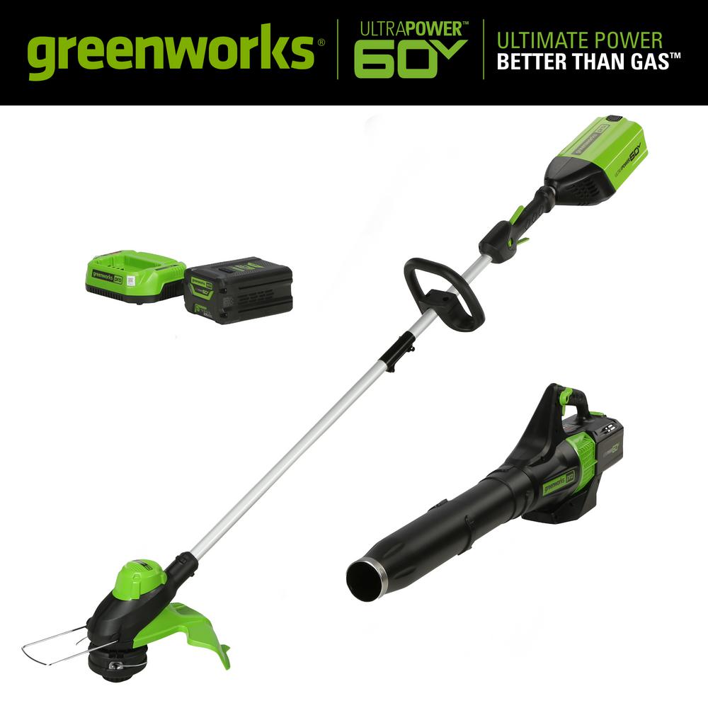 Reviews for Greenworks PRO 60Volt Battery Cordless String Trimmer/Leaf