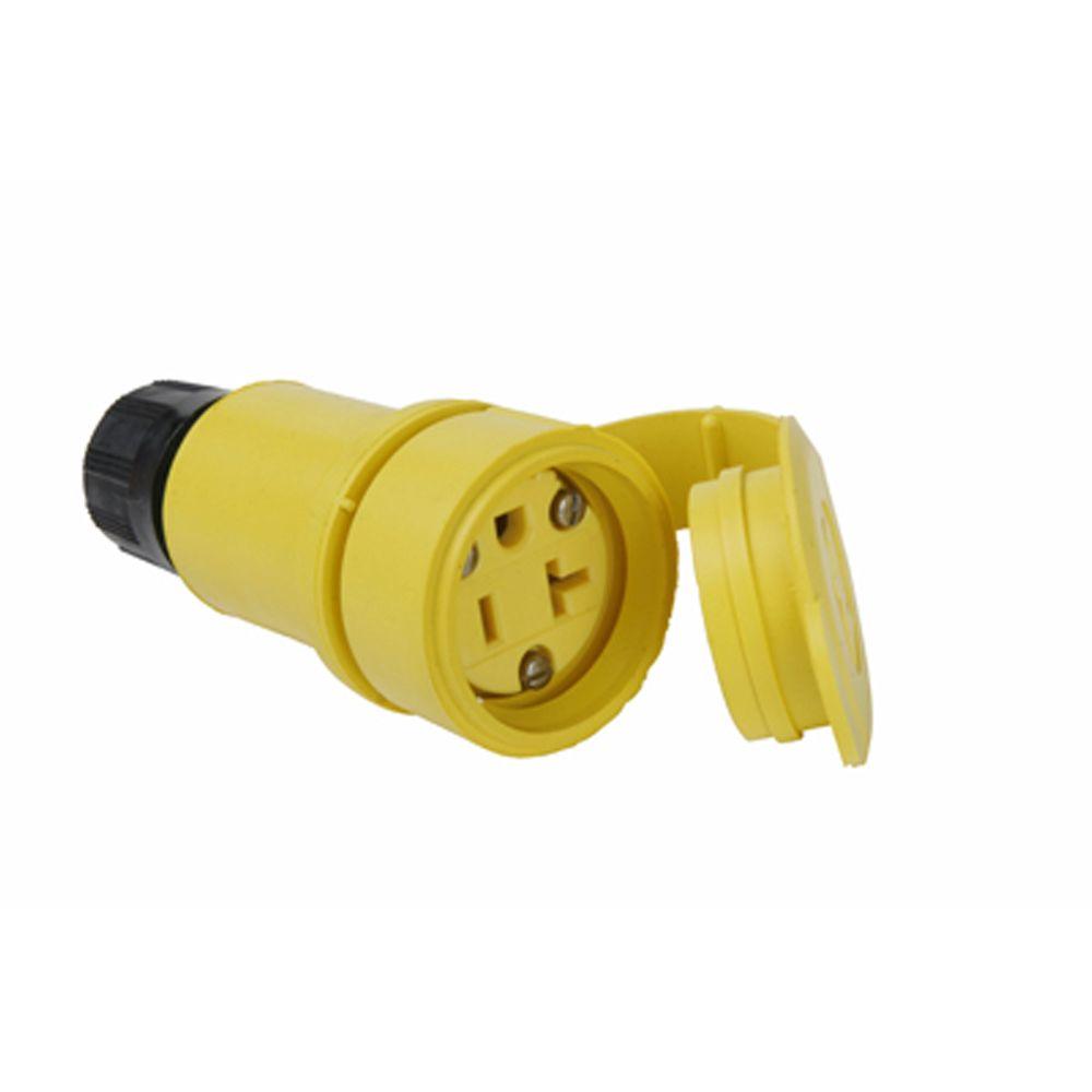 Legrand Pass & Seymour 20 Amp 125Volt Watertight Connector15W33 The