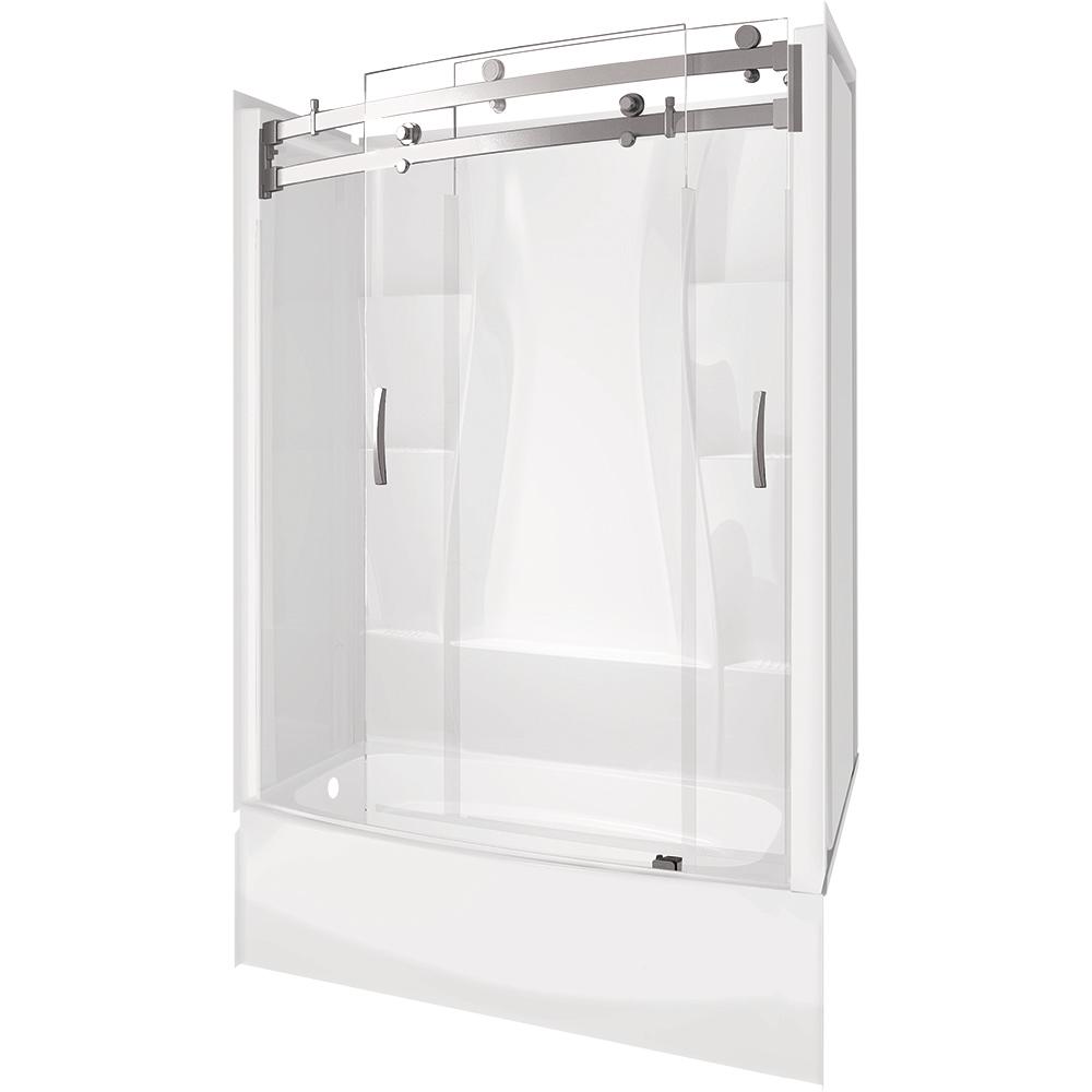 Tub Shower Combos Bathtubs The Home Depot - Tub Shower Surround Kits Home Depot Tub Shower Combos Bathtubs The Home Depot - Tub Shower Surround Kits Home Depot