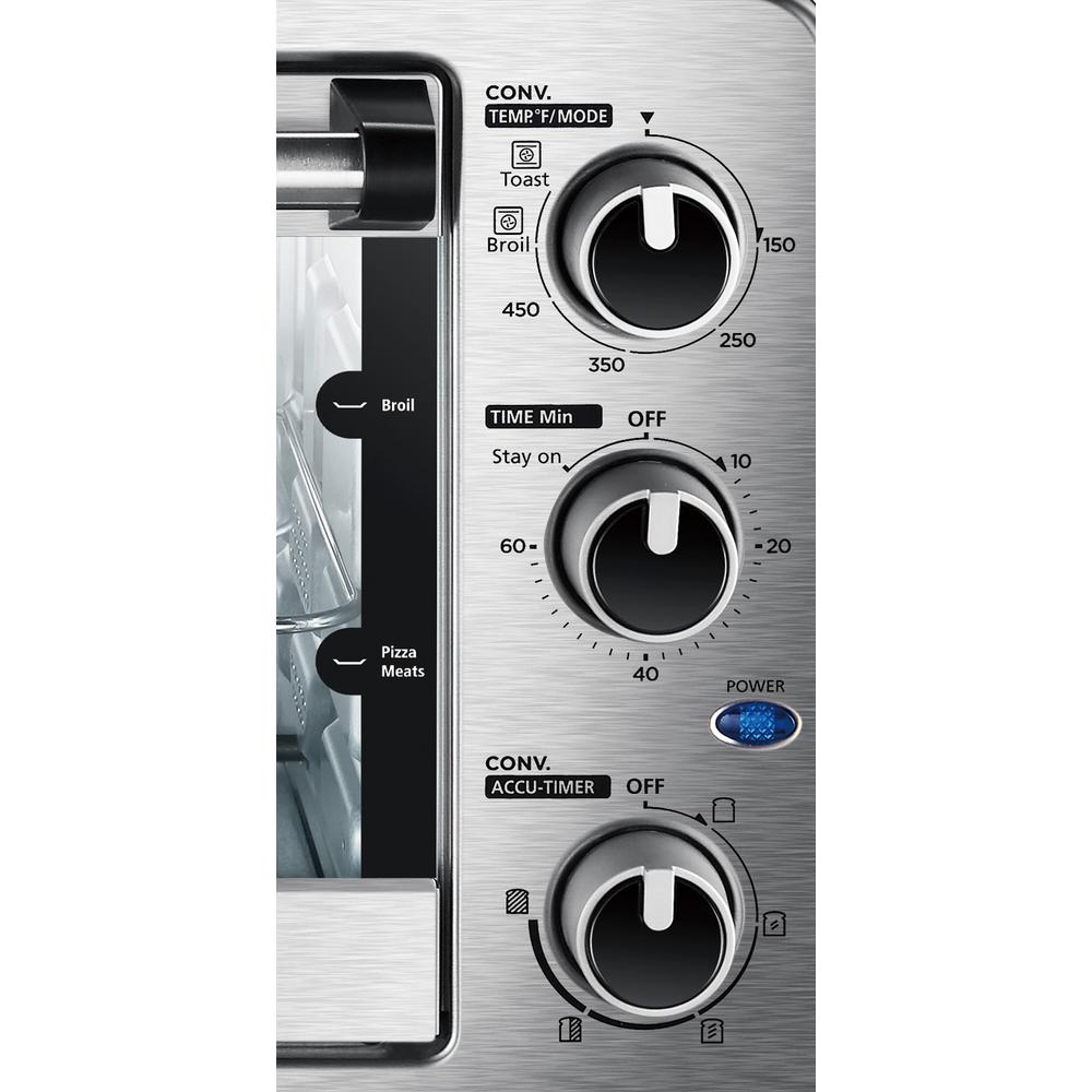 Toshiba 6Slice Stainless Steel Convection Toaster Oven MC25CEYCHSS