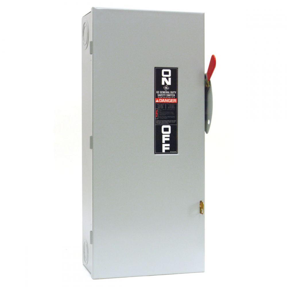240V small 3-Wire 3P NEMA-1 Indoor GE TG4323 Safety Switch 100A STEEL