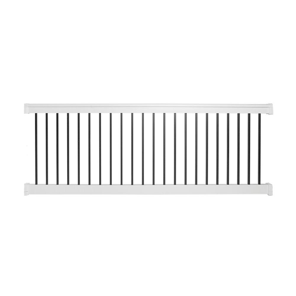 Weatherables 44 in. Vinyl White Railing Post Sleeve KitWWRPOSTKIT