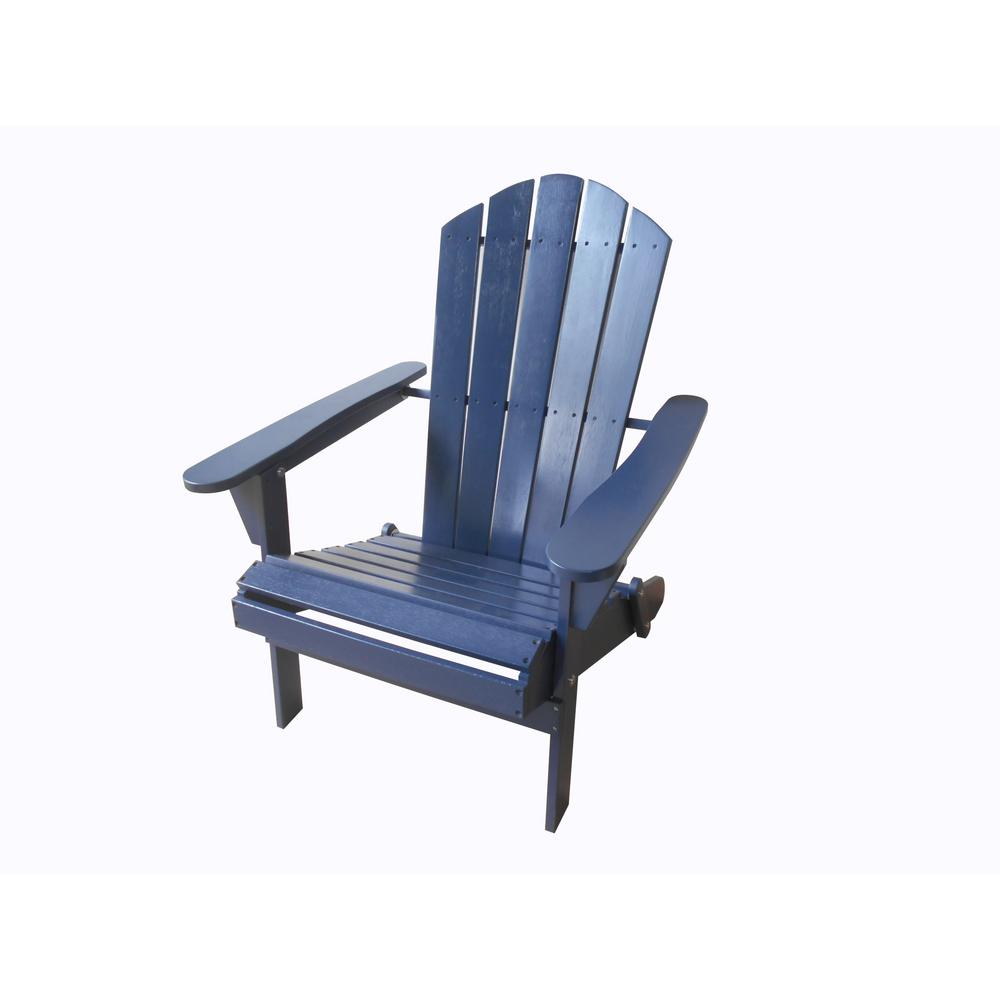 Hampton Bay Midnight Folding Wood Adirondack Chair-2.1 