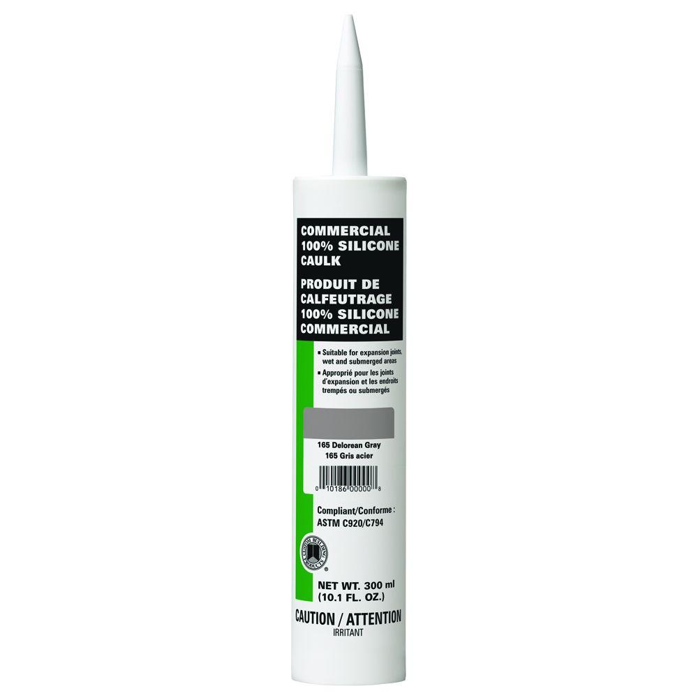 Commercial 165 Delorean Gray 10 1 Oz Silicone Caulk