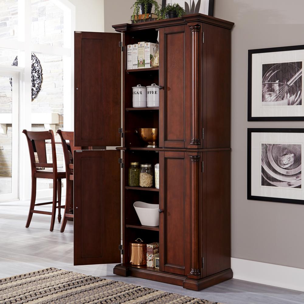 Home Styles Beacon Hill Black Cherry Kitchen Pantry 5104 69 The