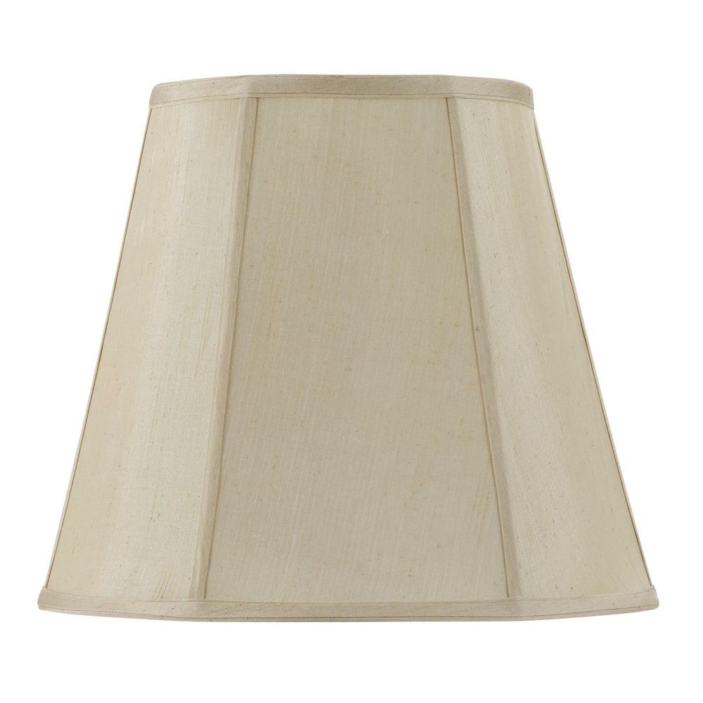 CAL Lighting 14 in. Cream Empire Fabric Lamp Shade-SH-8107/16-CM - The ...