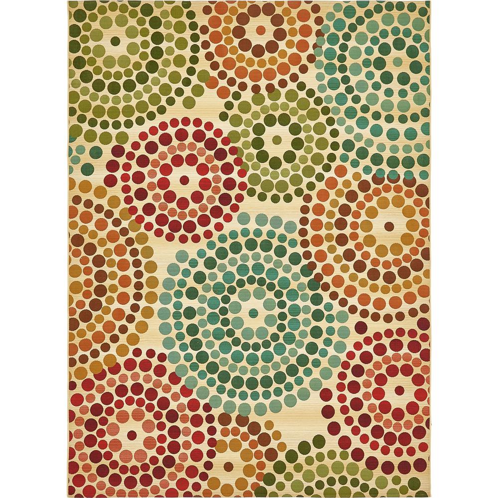 Unique Loom Outdoor Spark Beige 8 0 X 11 4 Area Rug Unique Loom Outdoor Spark Beige 8 0 X 11 4 Area Rug