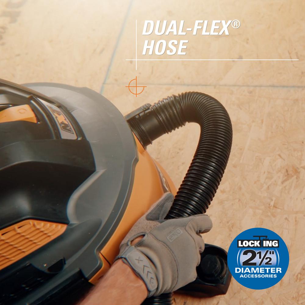 RIDGID 20 Ft. TugALong Vacuum Pull Hose Reach Extension Wet Dry Shop