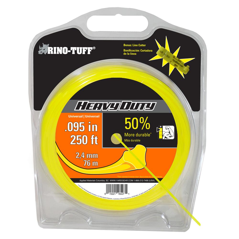 RinoTuff Universal 0.095 in. x 250 ft. Heavy Duty Trimmer Line16427A