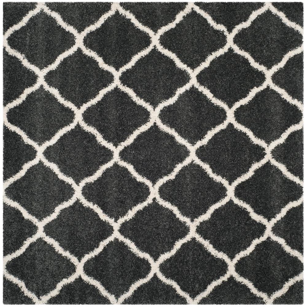 Safavieh Hudson Dark Gray Ivory 7 Ft X Square Area Rug Safavieh Hudson Dark Gray Ivory 7 Ft X Square Area