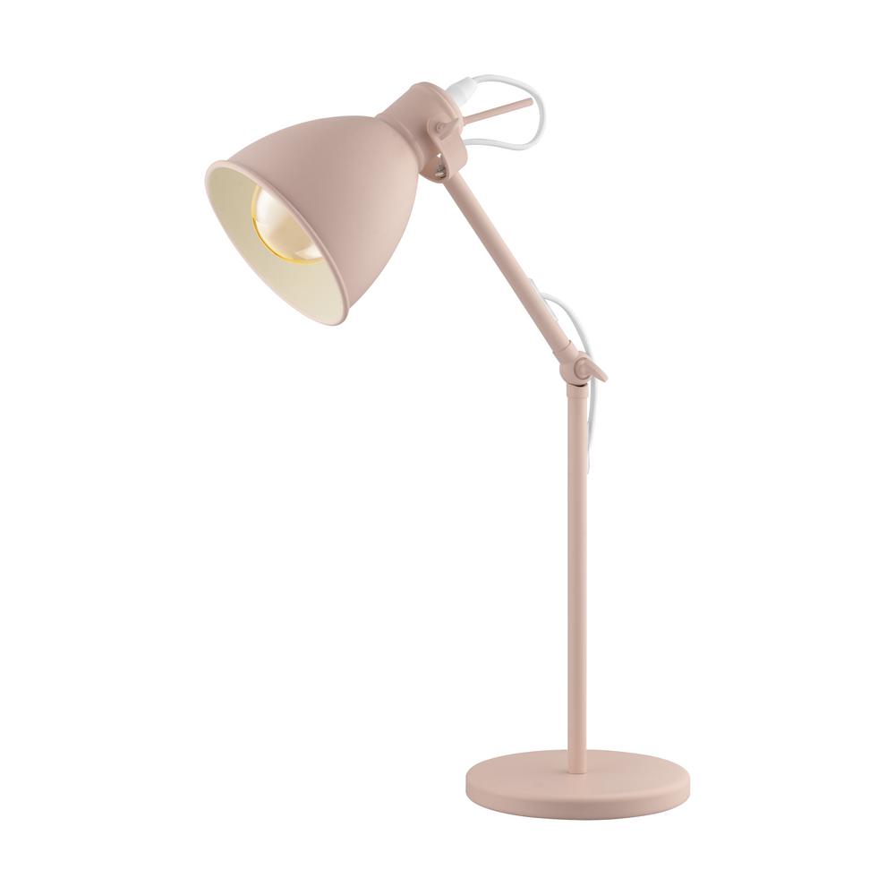 pastel pink desk lamp