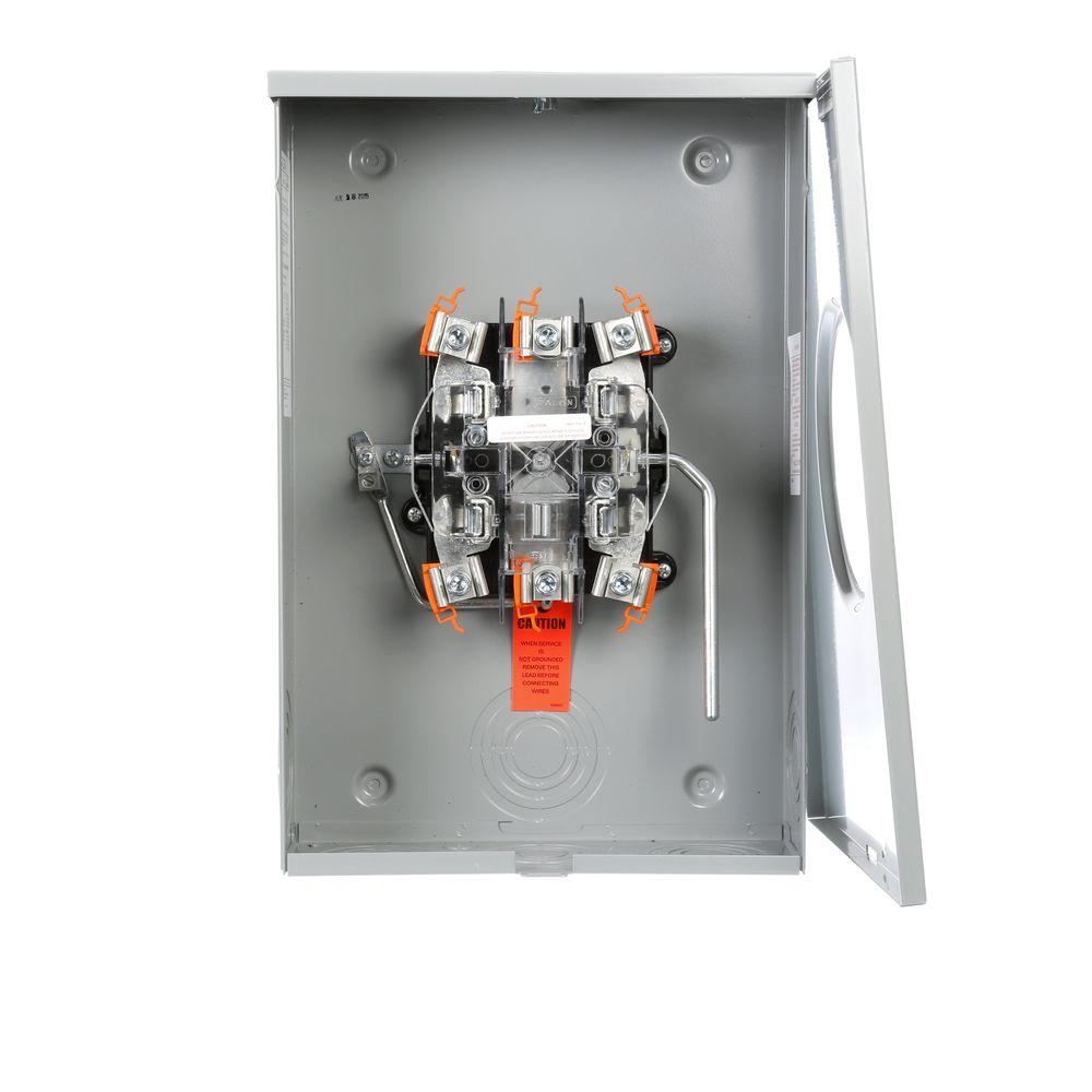 Talon 200 Amp 5 Jaw Ringless Lever Bypass OH/UG Fed Meter Socket40405