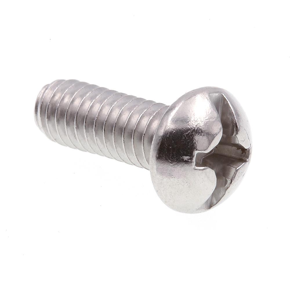 round head slotted machine screws