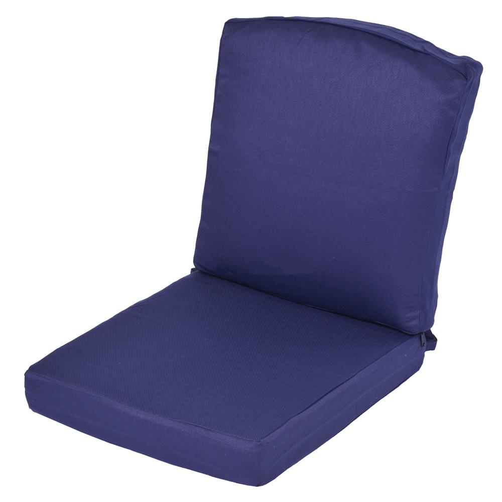 Oak Cliff Midnight Replacement 2 Piece Outdoor Dining Chair Cushion Internet 301748570 Oak Cliff Midnight Replacement 2 Piece Outdoor Dining Chair Cushion