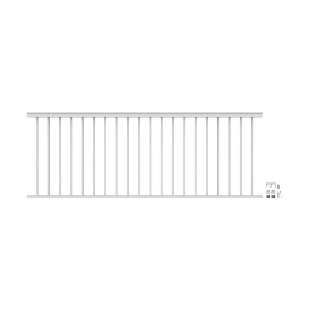 Veranda VersaRail 8 ft. x 36 in. White Aluminum Rail Stair ...