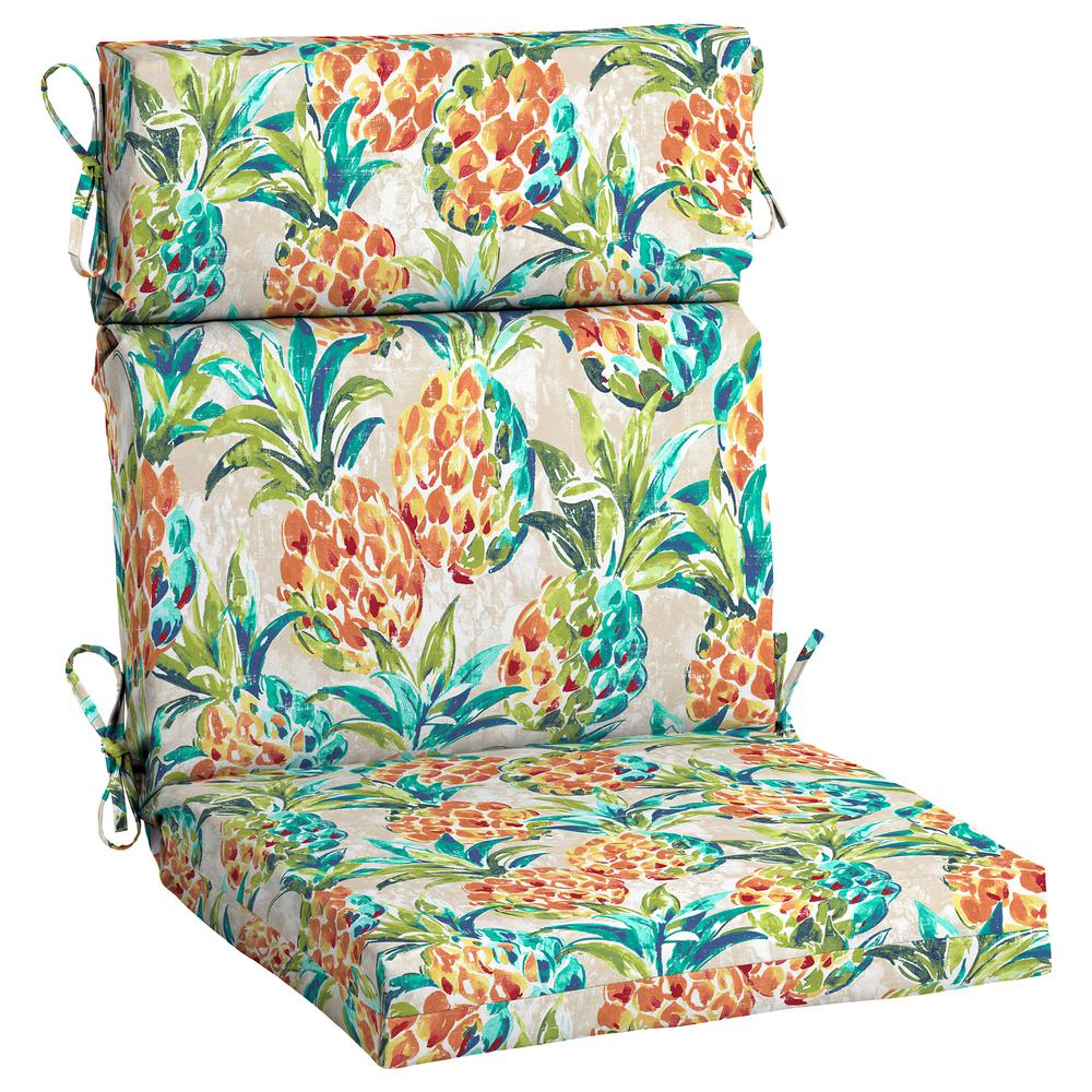 Outdoor Chair Cushions The Home Depot Pineles Outdoor High Back