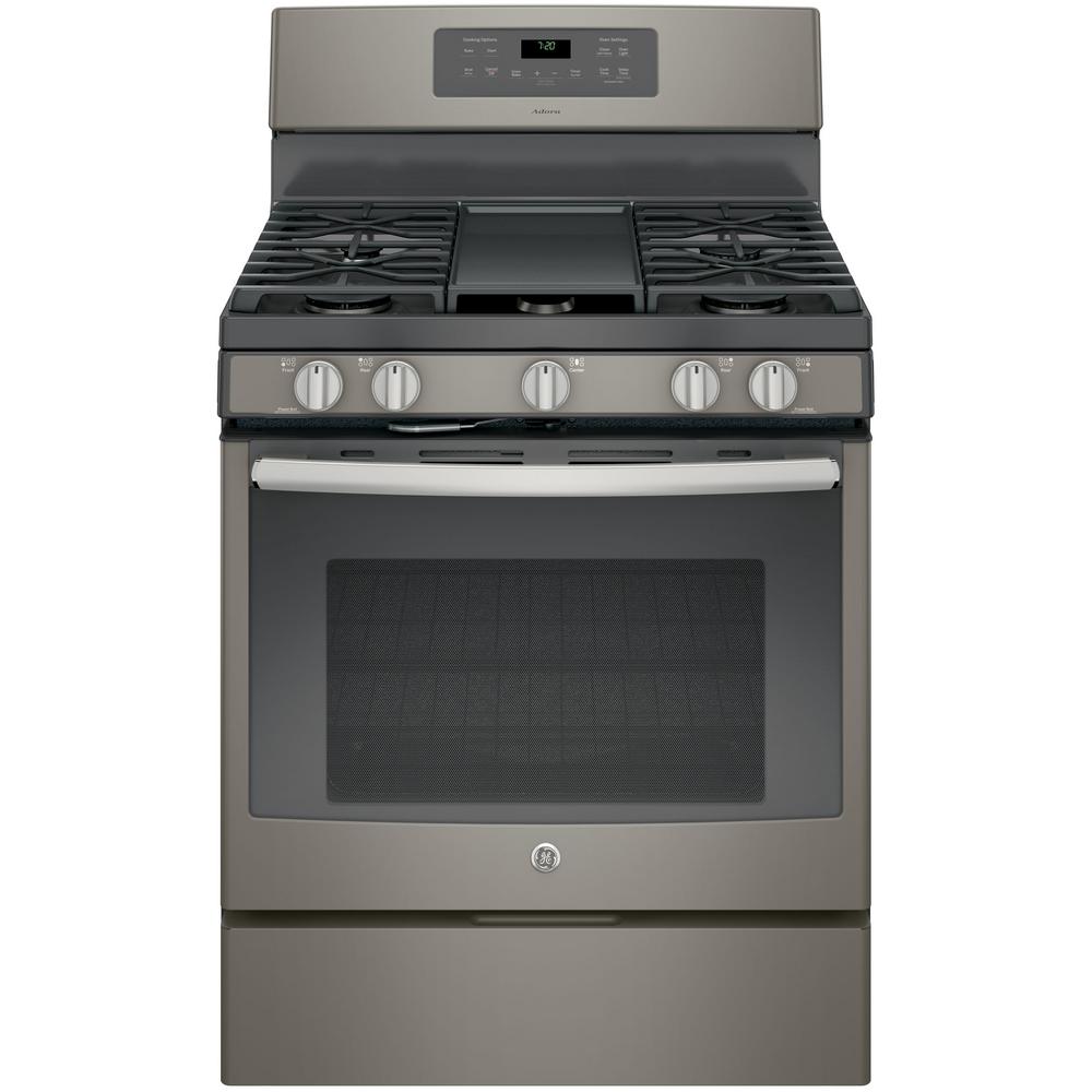 Ge Adora 5 0 Cu Ft Gas Range With Self Cleaning Convection Oven In Ge Adora 5 0 Cu Ft Gas Range With Self Cleaning Convection Oven In