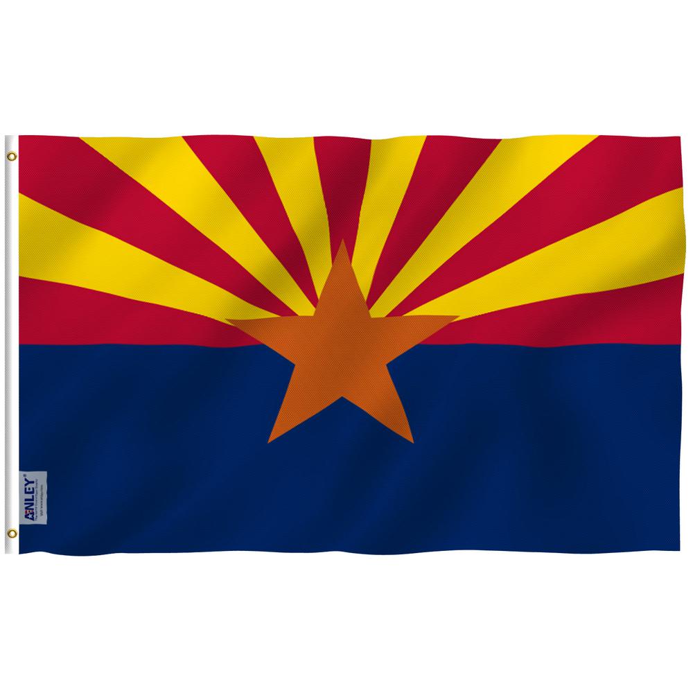Anley Fly Breeze 3 Ft X 5 Ft Arizona State Flag 2 Sided Flag