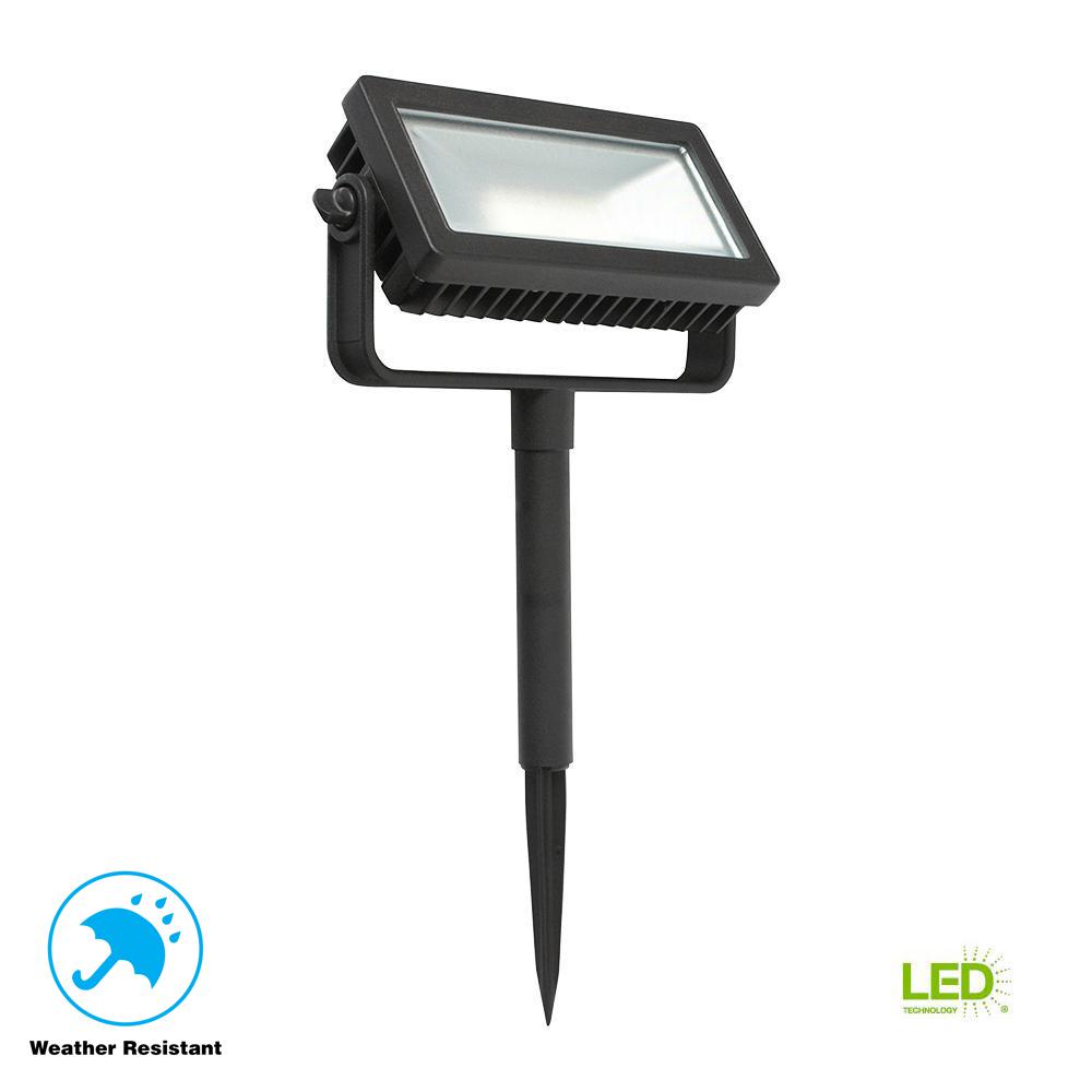 Landscape Lighting Outdoor The Home Depot Low Voltage Black Outdoor Integrated Led Landscape