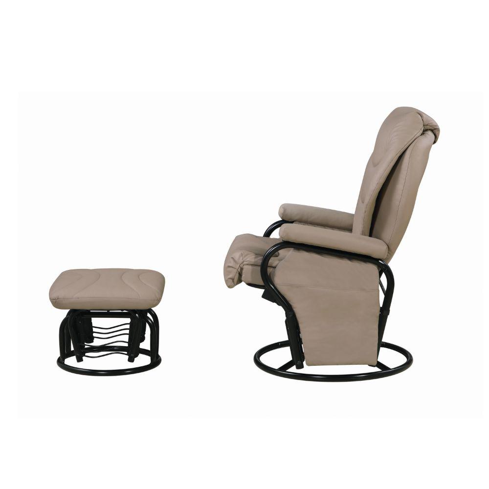 rocker glider recliner with ottoman